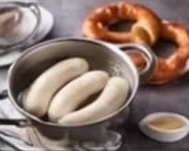 Weißwurst mit Brezel