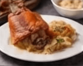 Haxen mit Sauerkraut