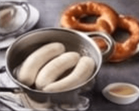 Weißwurst mit Brezel